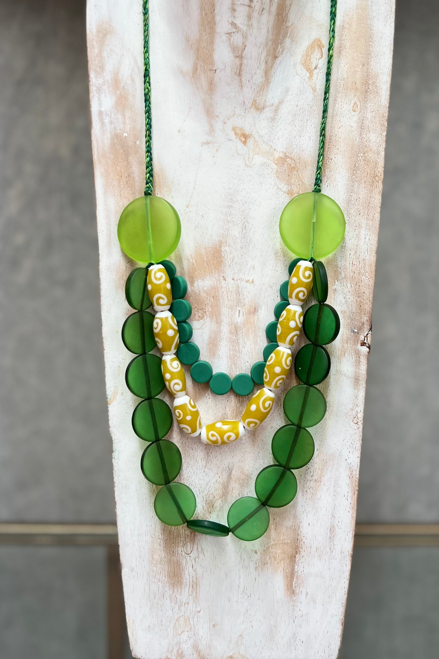 Necklace NBB407- Green