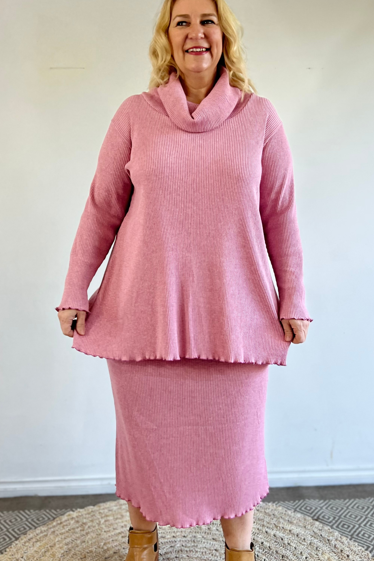 Skirt Rib - Pink
